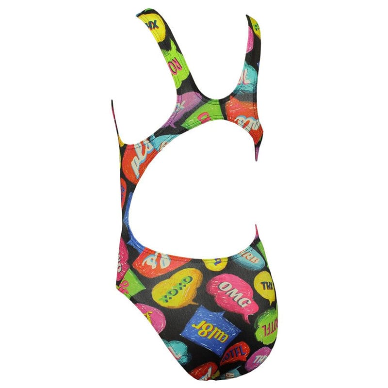 Maru - Txt Pacer Auto Back Girls Swimsuit - Multi