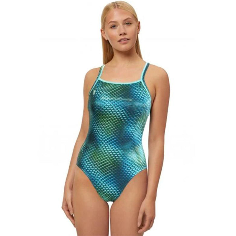 Maru - Viper Ace Back One Piece Swimsuit - Aqua