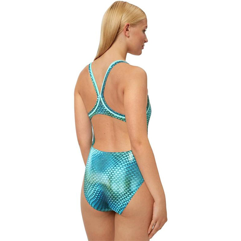 Maru - Viper Ace Back One Piece Swimsuit - Aqua