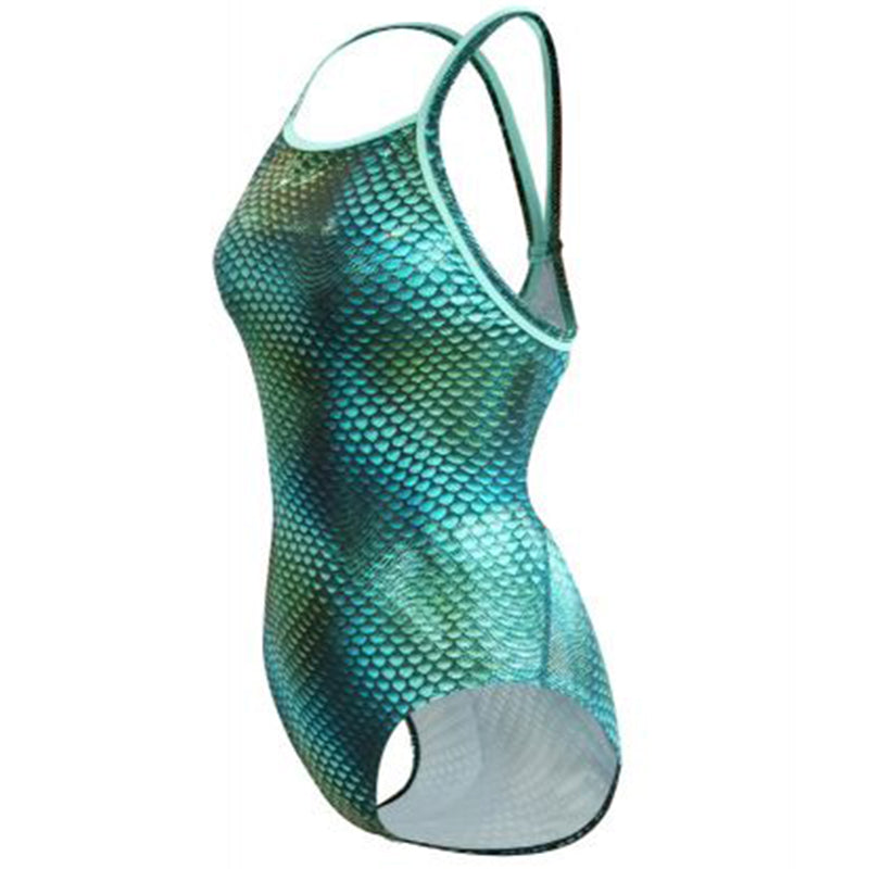 Maru - Viper Ace Back One Piece Swimsuit - Aqua