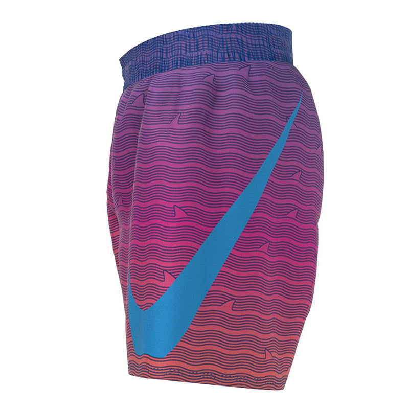 Nike - Boys Shark Stripe Breaker 4" Volley Short (Photo Blue)