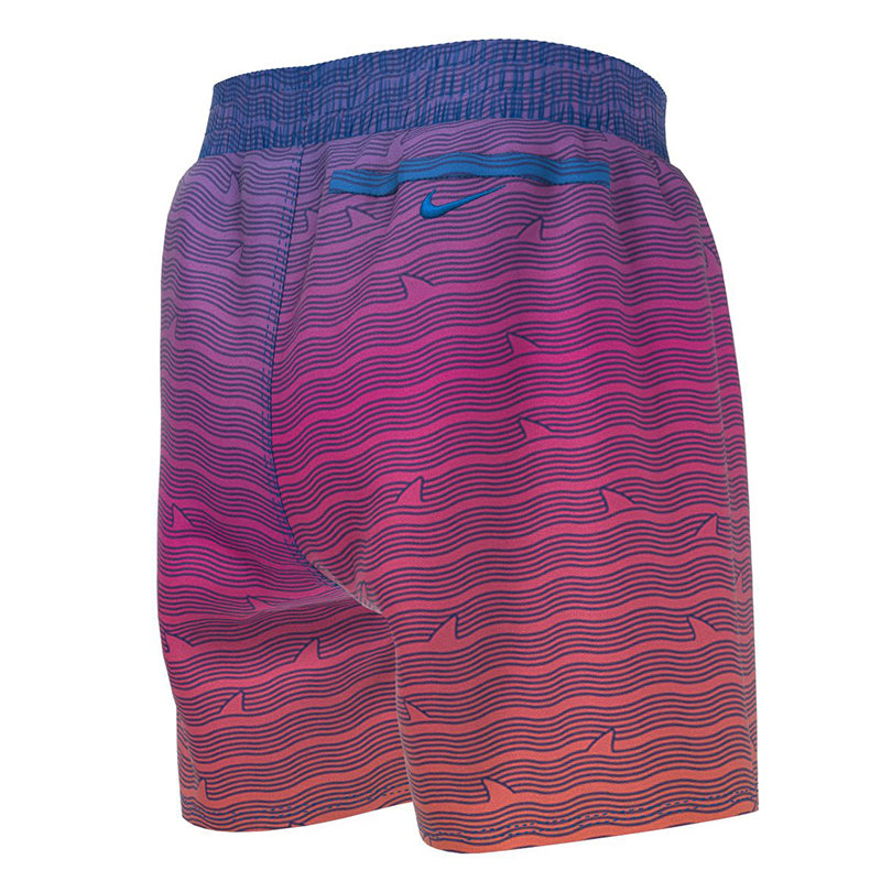 Nike - Boys Shark Stripe Breaker 4" Volley Short (Photo Blue)