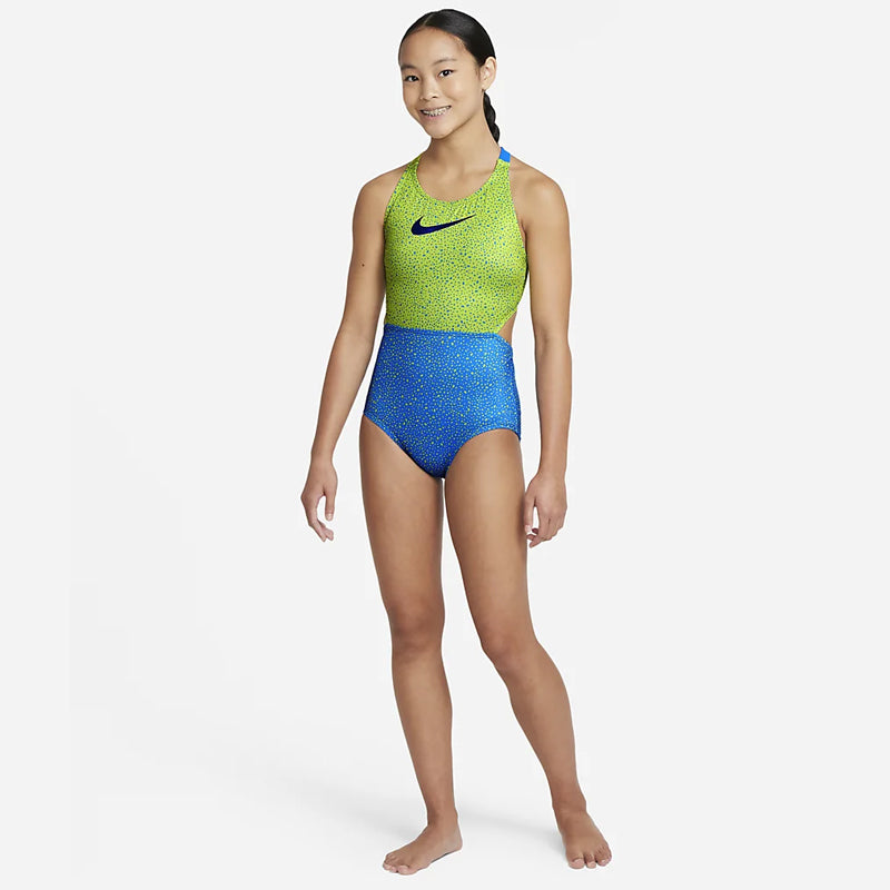 Nike - Girls' Water Dots Crossback Monokini (Photo Blue)