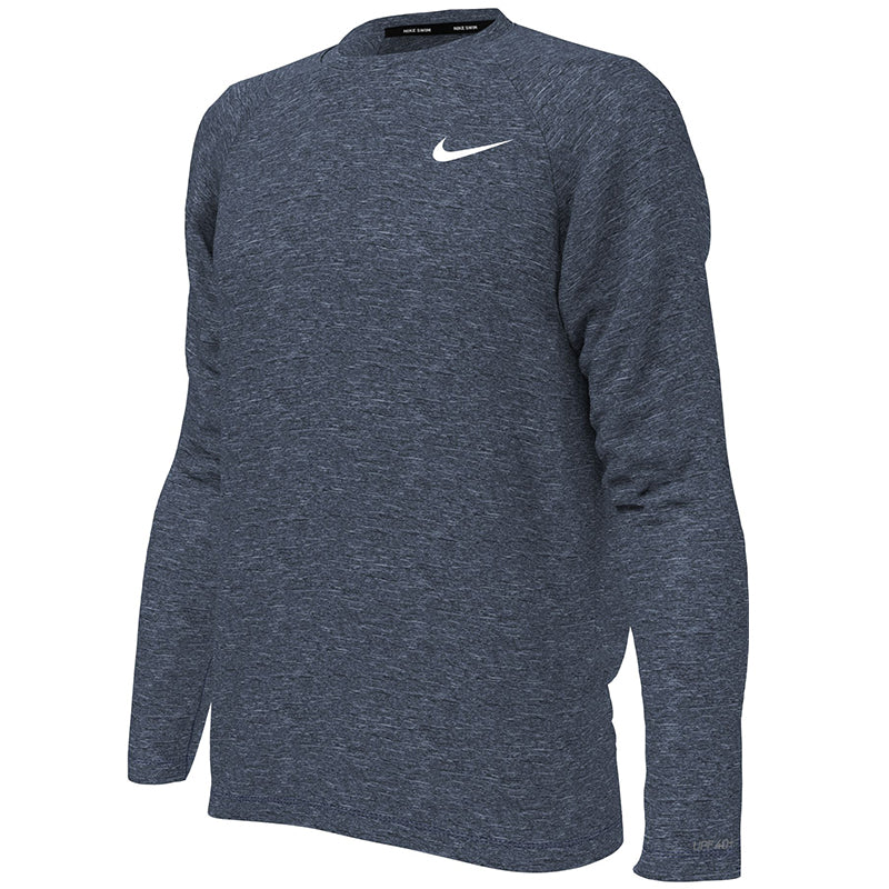 Nike - Heather Long Sleeve Hydroguard (Midnight Navy)