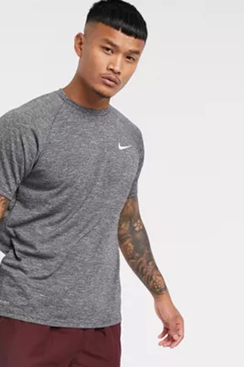 Nike - Heather Short Sleeve Hydroguard (Black)