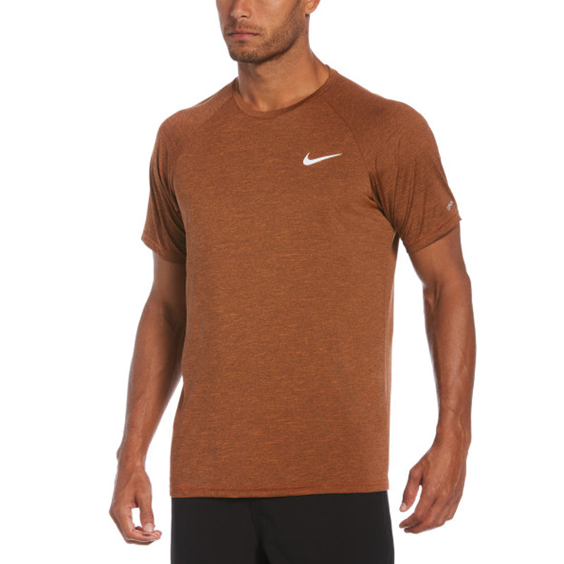 Nike - Heather Short Sleeve Hydroguard (Rush Orange)