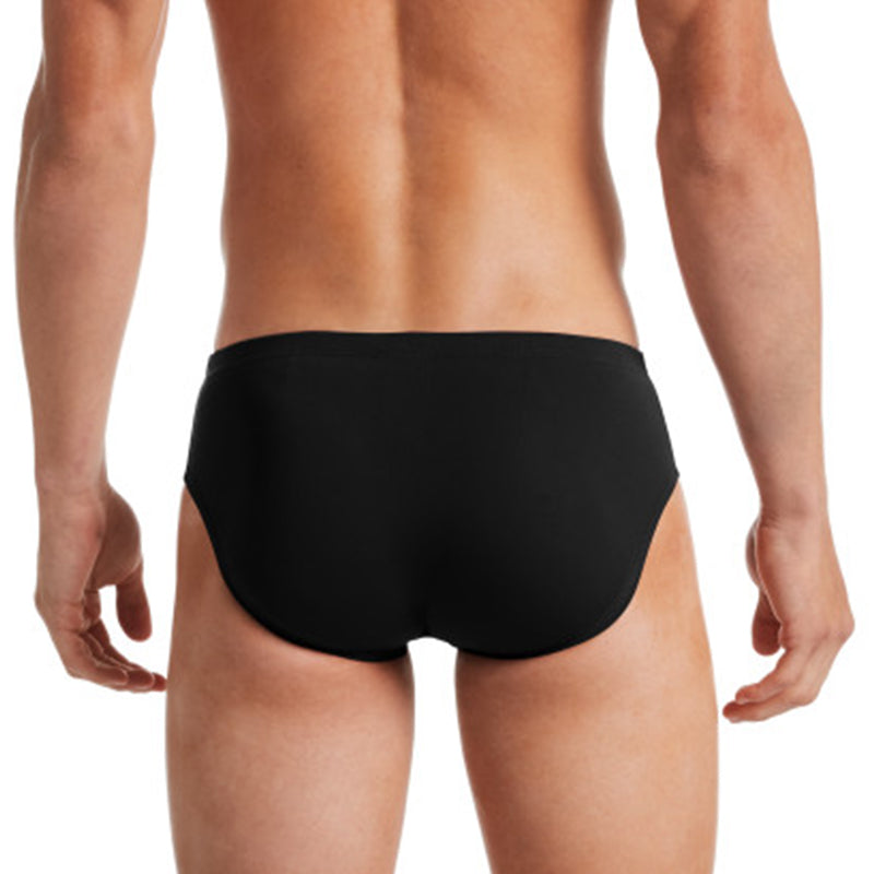 Nike - Men's Swim Poly Solid HydraStrong Brief (Black)
