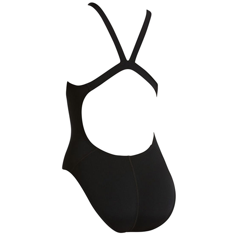 Nike - Poly Solid Hydrastrong Fastback Girls One Piece (Black)
