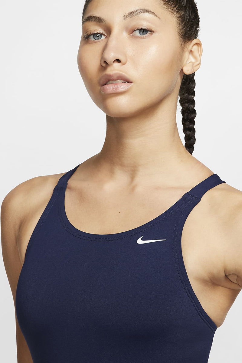 Nike - Poly Solid Hydrastrong Fastback One Piece (Midnight Navy)