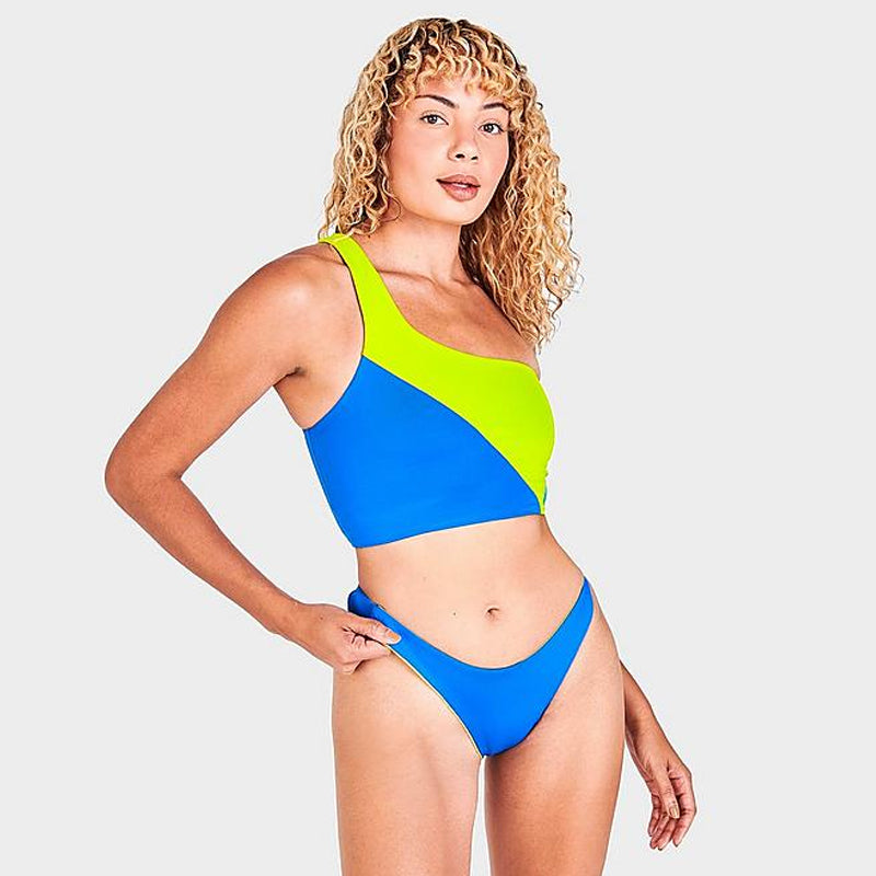 Nike - Women's Color Block Reversible Sling Bikini Bottom (Pacific Blue)