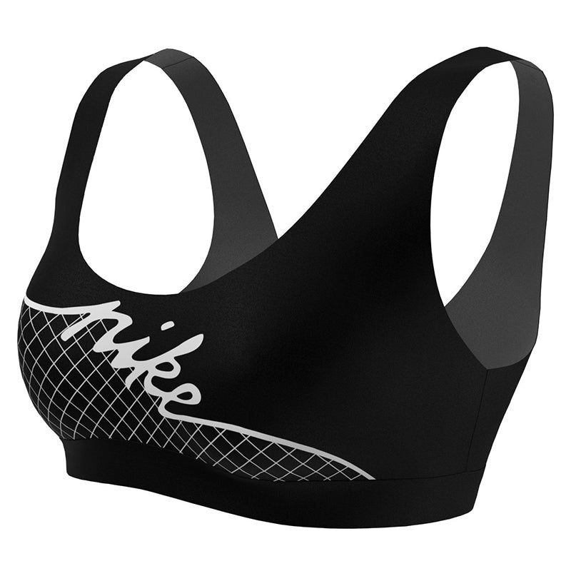 Nike - Women's Grid Scoop Neck Bikini Top (Black)