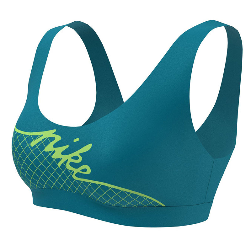 Nike - Women's Grid Scoop Neck Bikini Top (Chlorine Blue)