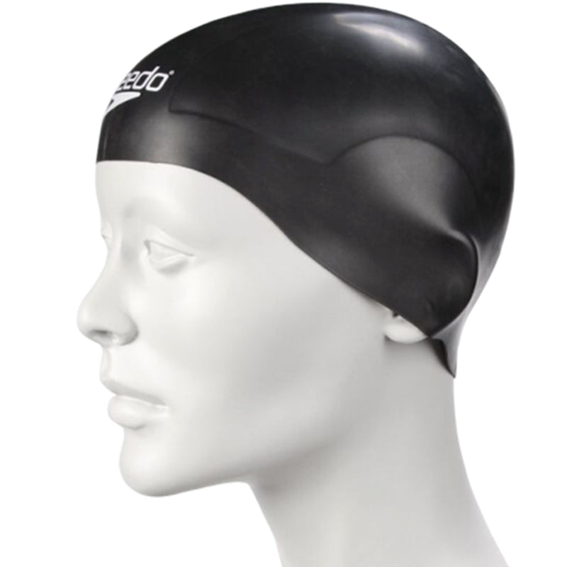 Speedo - Aqua V Cap Swim Hat - Black