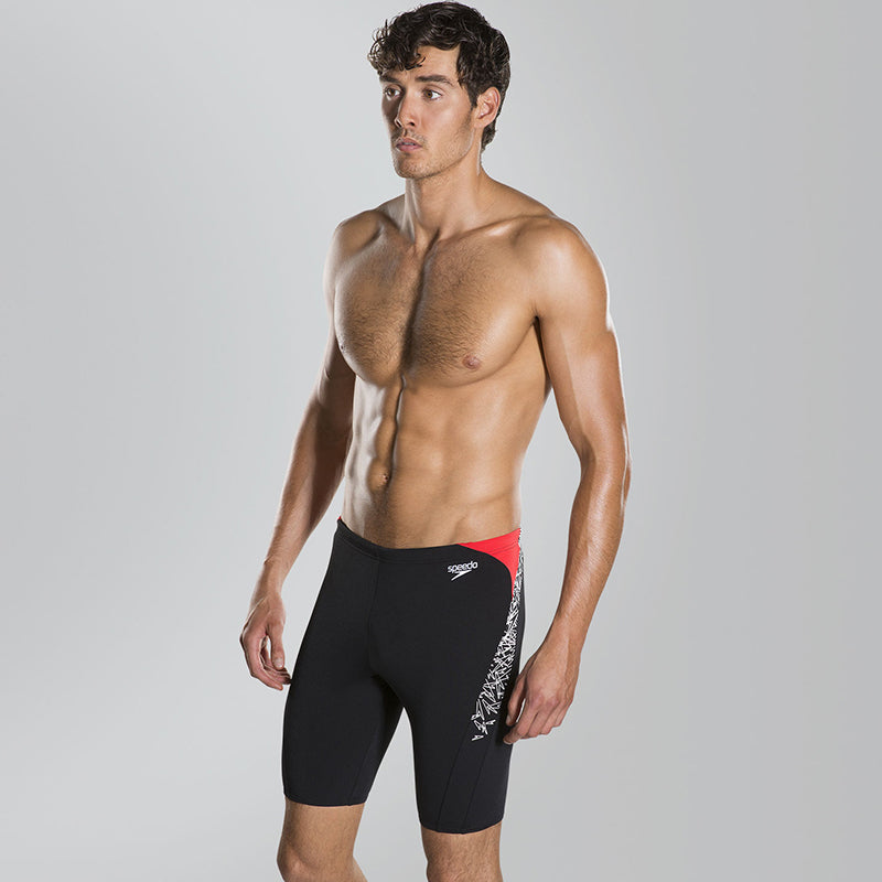 Speedo - Boom Splice Endurance Jammer - Black/White