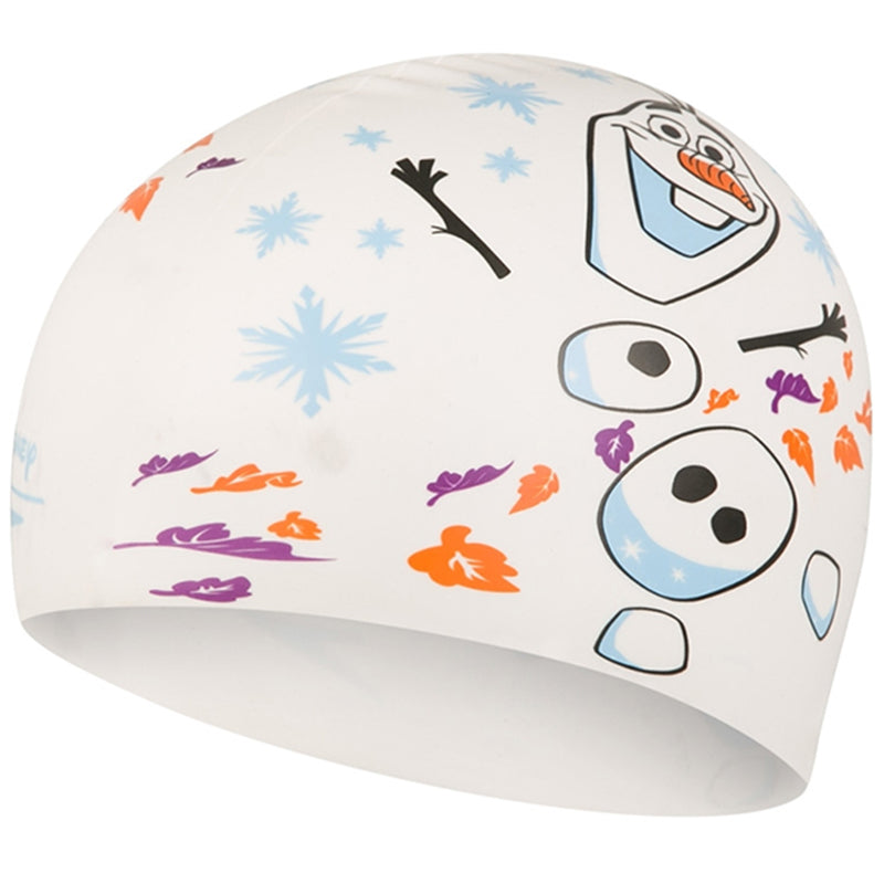 Speedo - Disney Junior Print Cap Frozen 2 Olaf Swim Hat - White/Blue