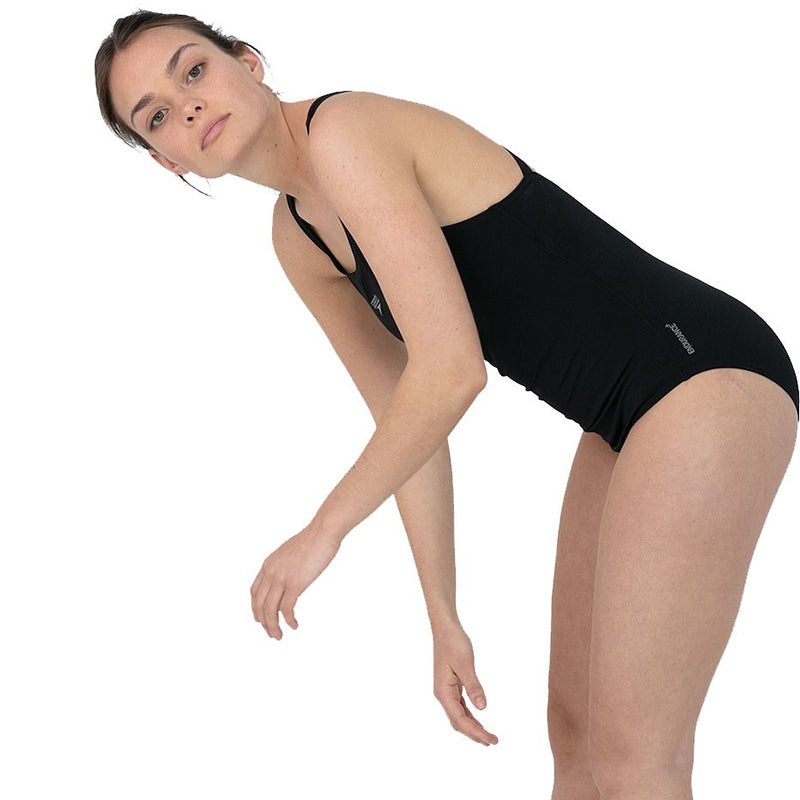 Speedo - Essential Endurance Plus Kickback Swimsuit - Black