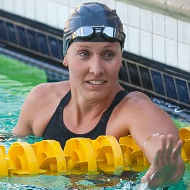 Speedo - Fastskin Hyper Elite Mirror Adult Goggles - Black/Silver