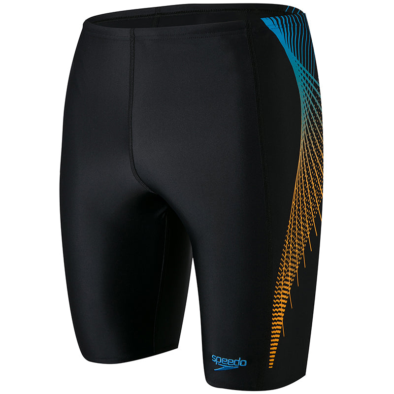 Speedo - Mens Tech Panel Jammer - Black/Mango