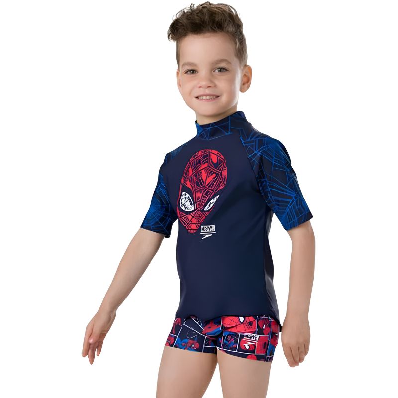 Speedo - Spider Man Short Sleeve Rash Top