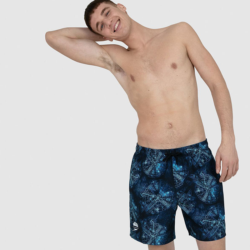 Speedo - Star Wars Death Star 16" Watershort - Black/Blue