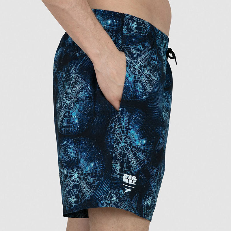 Speedo - Star Wars Death Star 16" Watershort - Black/Blue