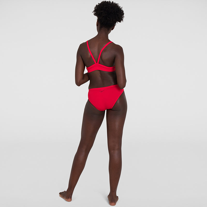 Speedo - Womens Essential Endurance Plus Thinstrap Bikini - Red
