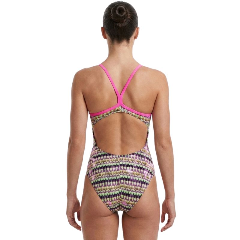 The Finals Funnies - Eye Candy Foil Wingback Swimsuit