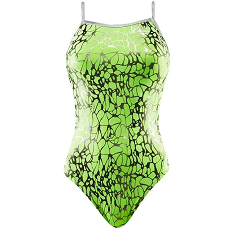 The Finals Funnies - Glimmer Foil Wingback Swimsuit