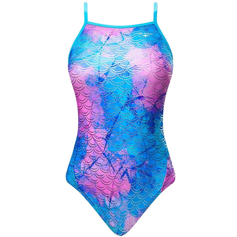 The Finals Funnies - Mermaiden Foil Wingback Swimsuit