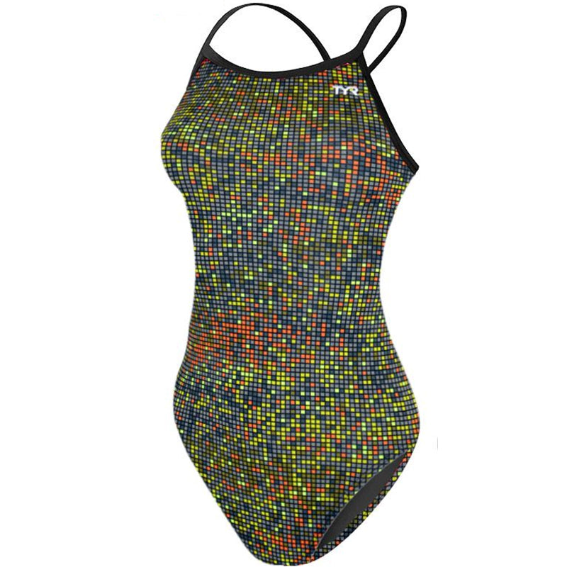 TYR - Atomic Diamondfit Ladies Swimsuit - Black/Multi