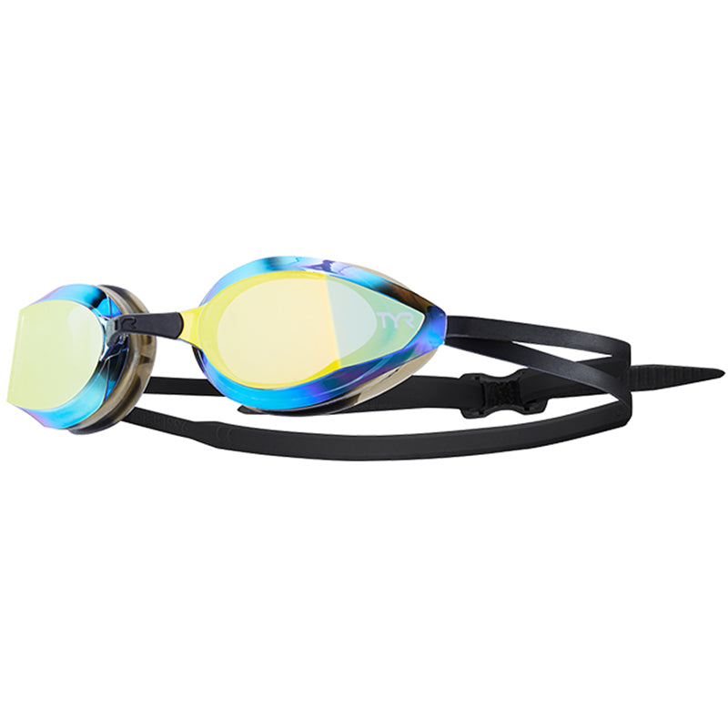 TYR - Edge-X Racing Mirrored Nano Goggles - Gold/Black