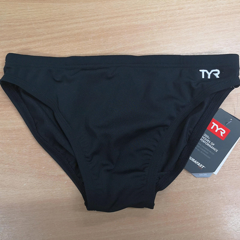 TYR - GB British Swimming Men's 5cm Racer Briefs - Black