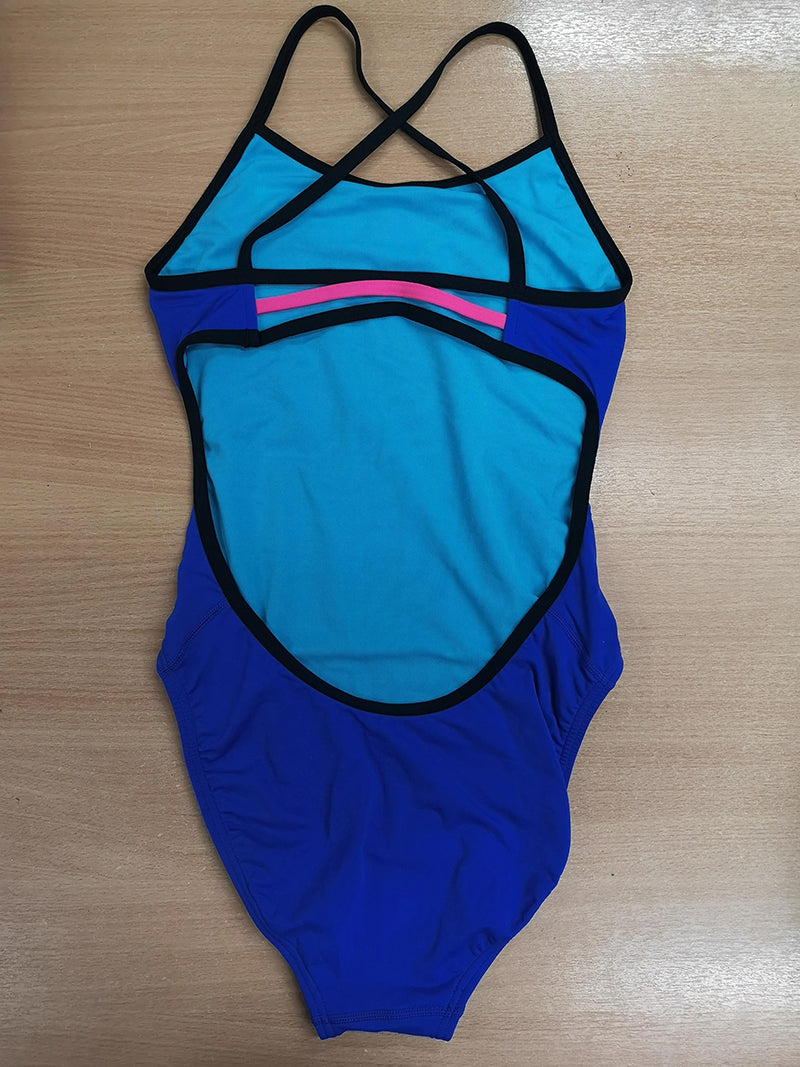 TYR - GB British Swimming Trinityfit Ladies Swimsuit - Royal Blue