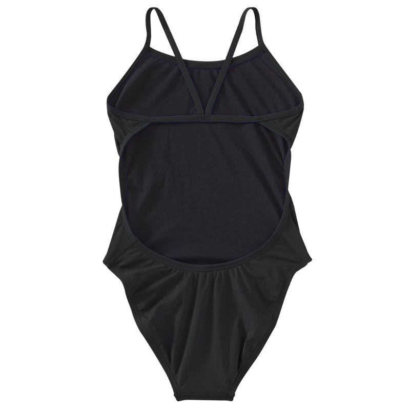 TYR - Solid Durafast One Cutoutfit Girls Swimsuit - Black