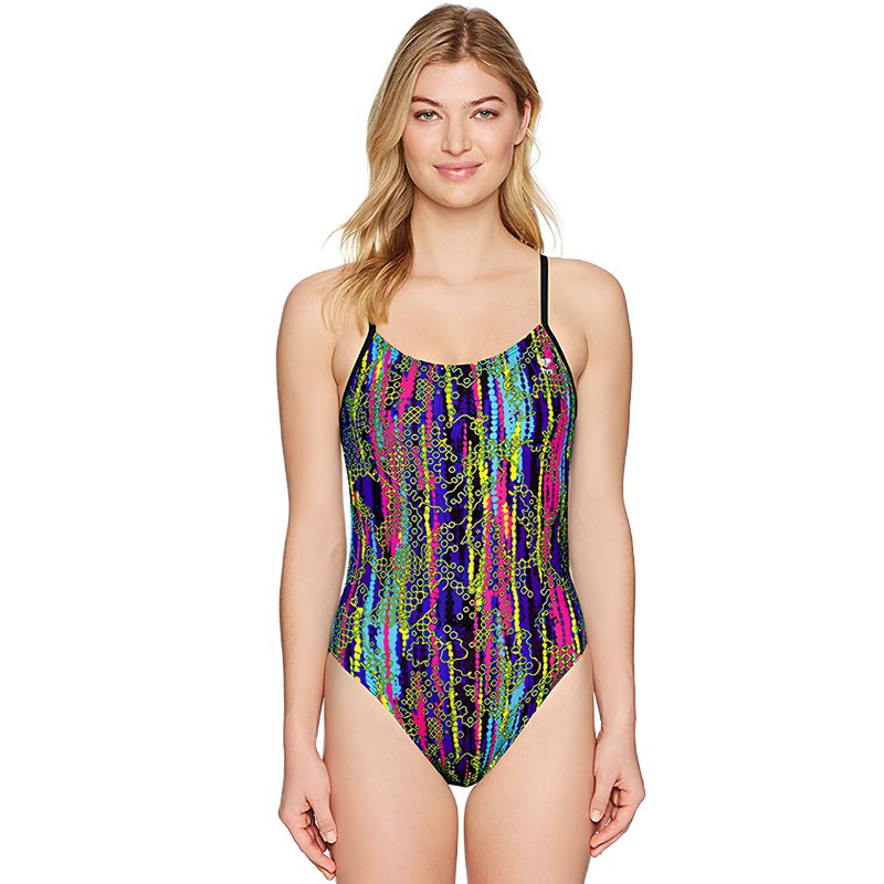 TYR - Hiromi Cutoutfit Ladies Swimsuit - Black/Multi