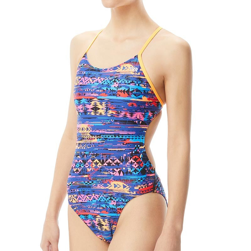 TYR - Kiowa Cutoutfit Ladies Swimsuit - Orange/Multi