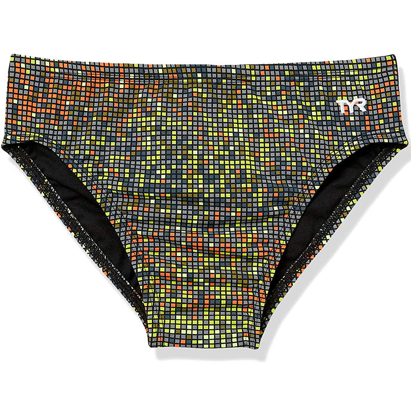 TYR - Men’s Atomic Racer Swimsuit - Black/Multi