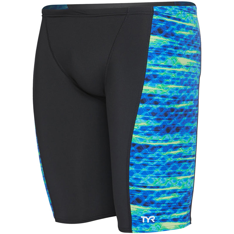 TYR - Men’s Castaway Hero Jammer Swimsuit - Blue/Green