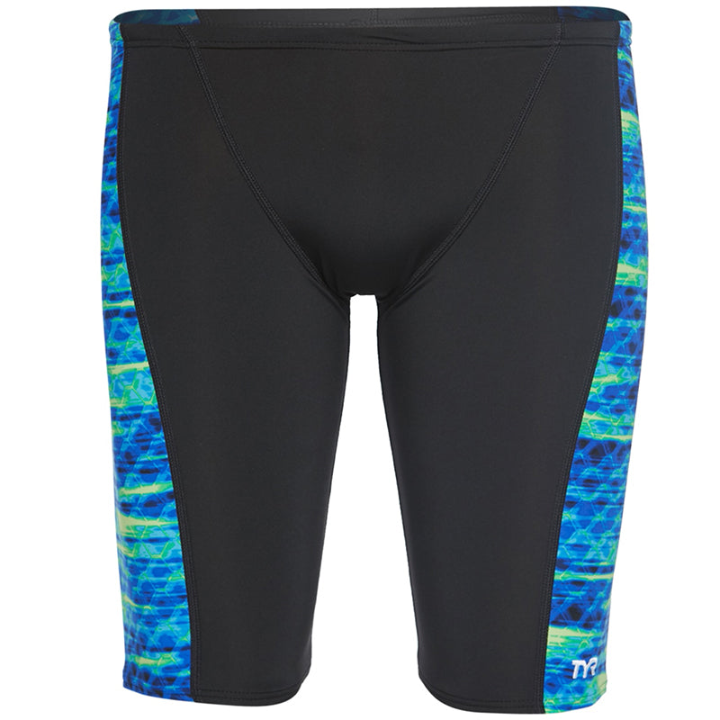 TYR - Men’s Castaway Hero Jammer Swimsuit - Blue/Green