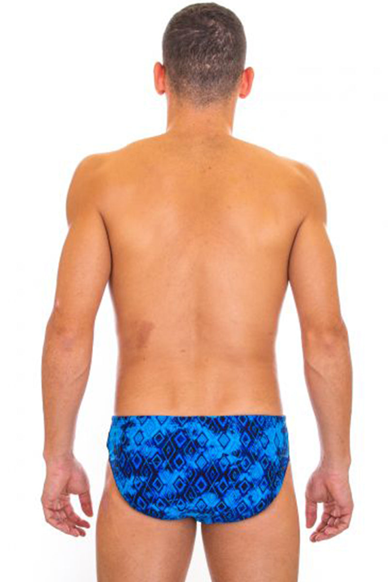 TYR - Men’s Glacial All Over Racer Swimsuit - Blue