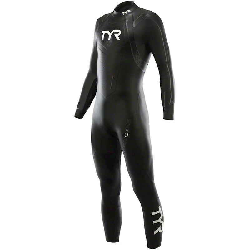 TYR - Men’s Hurricane Wetsuit Cat 2 - Black/Grey