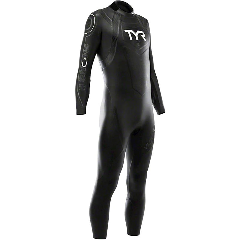 TYR - Men’s Hurricane Wetsuit Cat 2 - Black/Grey