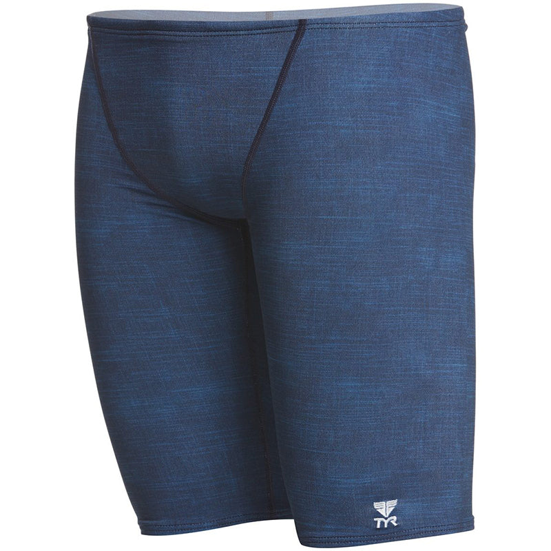 TYR - Men’s Sandblasted Allover Training Jammer - Navy