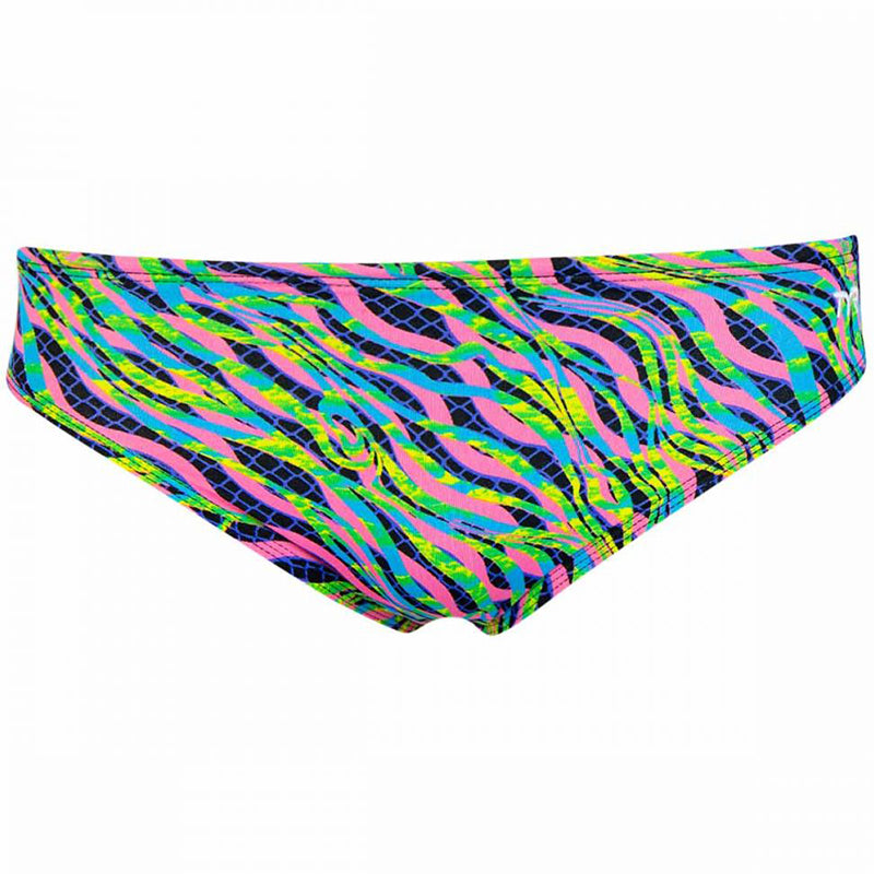 TYR - Men’s Zazu All Over Racer Swimsuit - Pink/Blue