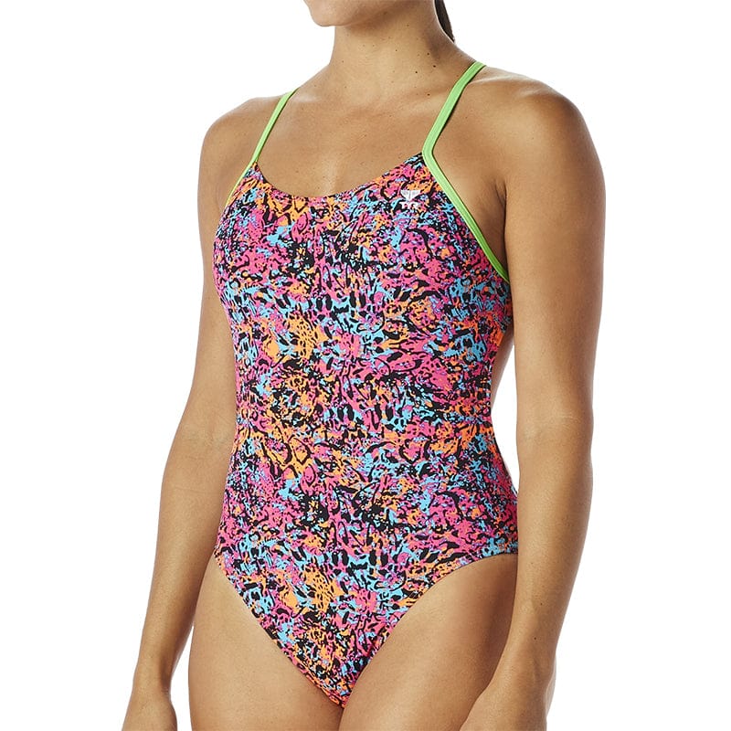 TYR - Motus Cutoutfit Ladies Swimsuit - Pink/Multi