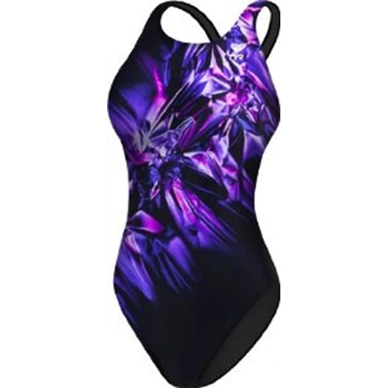 TYR - Northern Lights Maxback Ladies Swimsuit - Purple - Aqua Swim Supplies