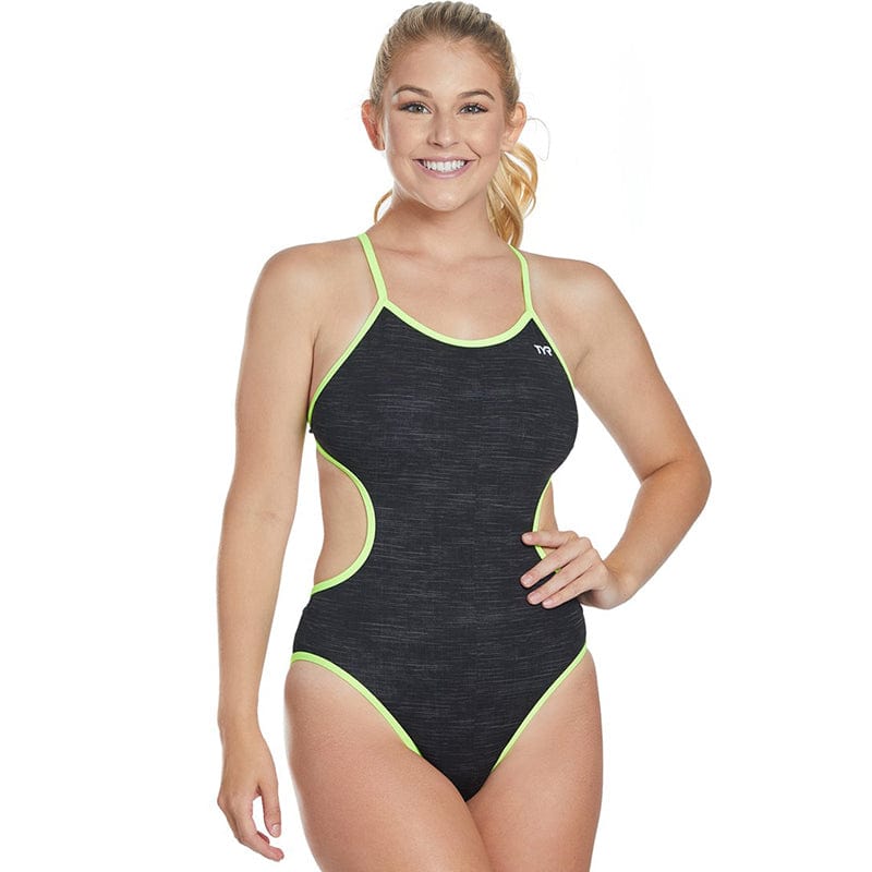 TYR - Sandblasted Monofit Ladies Swimsuit - Black