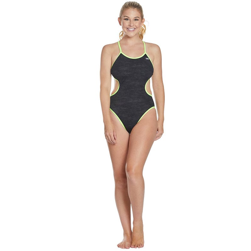 TYR - Sandblasted Monofit Ladies Swimsuit - Black