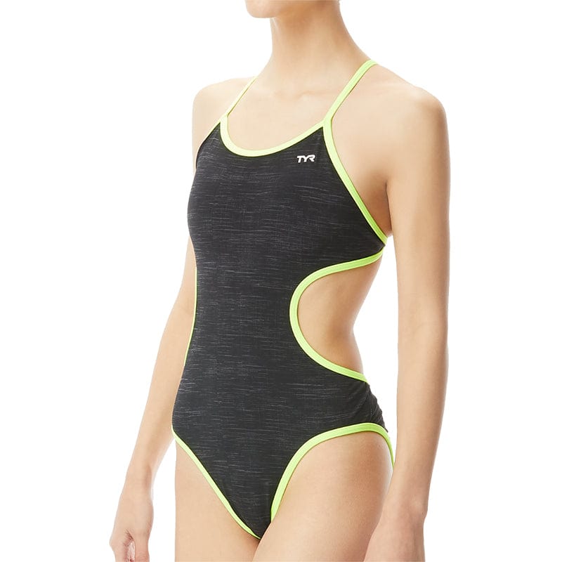TYR - Sandblasted Monofit Ladies Swimsuit - Black