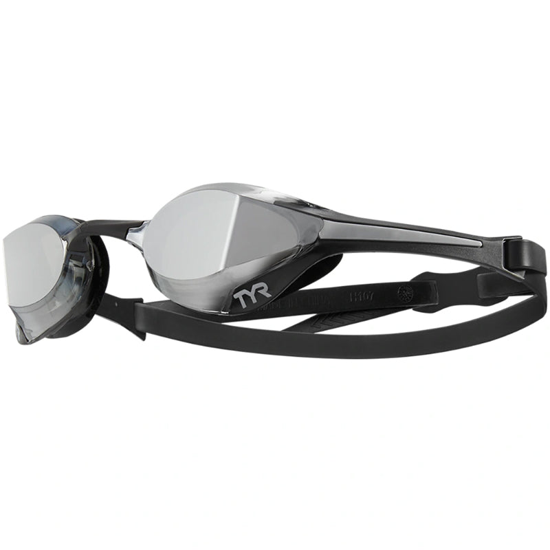 TYR - Tracer-X Elite Mirrored Racing Adult Goggles - Silver/Black